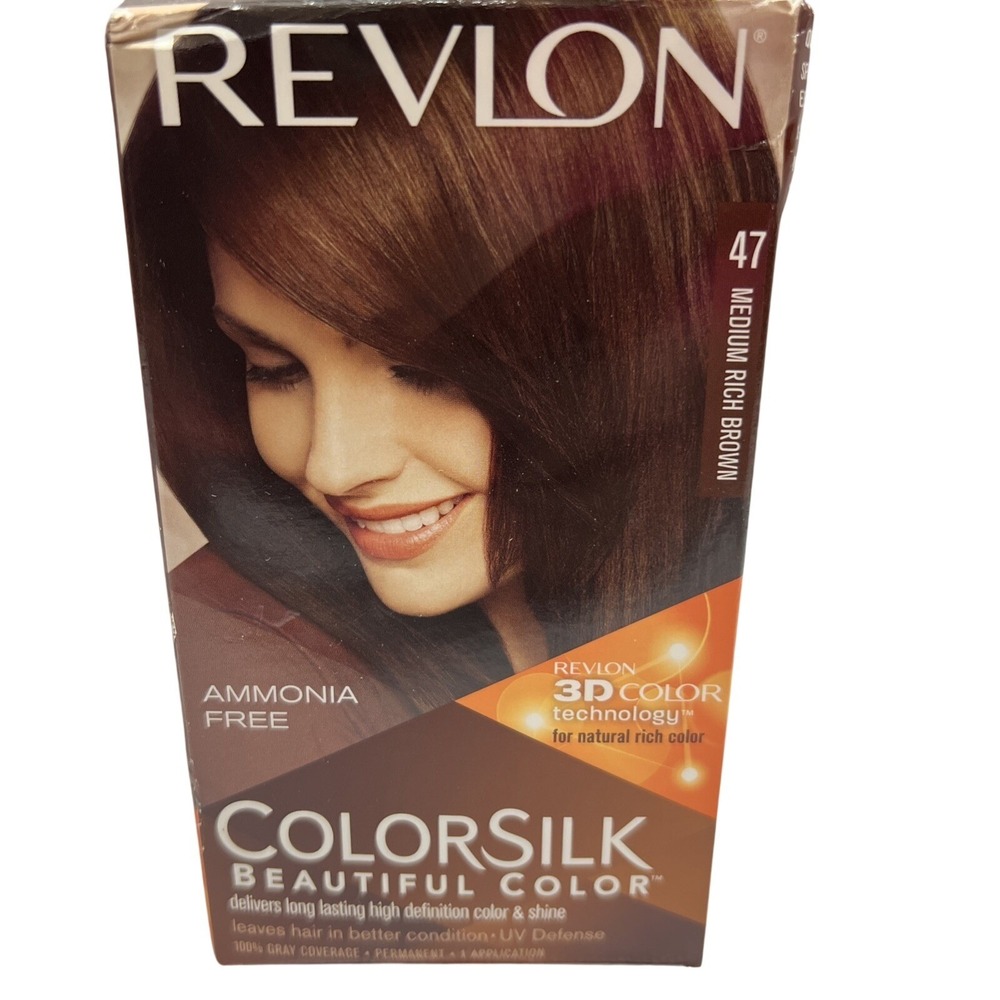 HAIR DYE Revlon Colorsilk Beautiful Color - 47 Medium Rich Brown